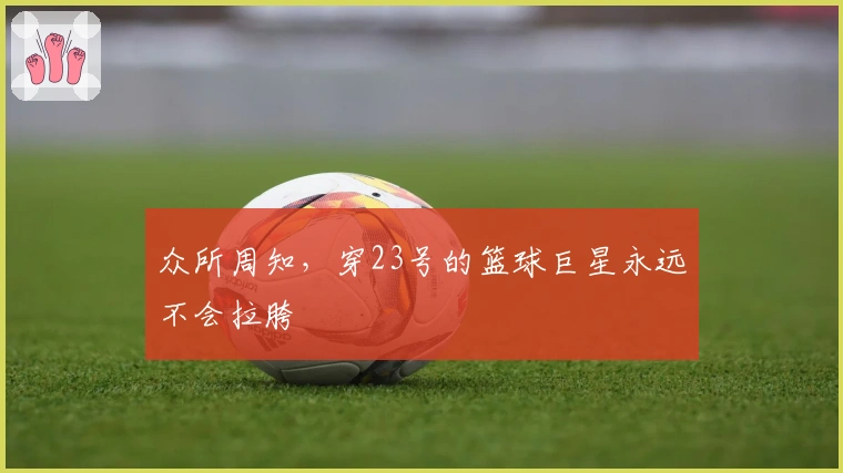 众所周知，穿23号的篮球巨星永远不会拉胯